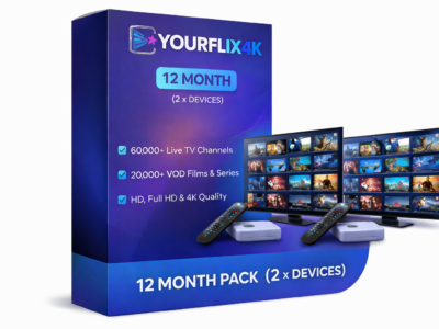 iptv subscription 12 months 2 devices