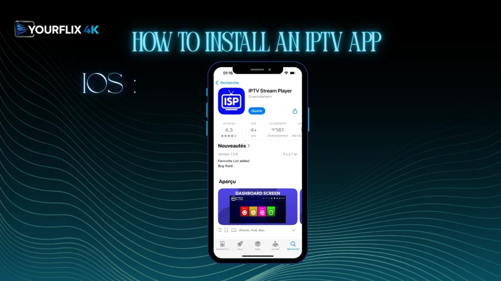 How to Install an IPTV App on ios